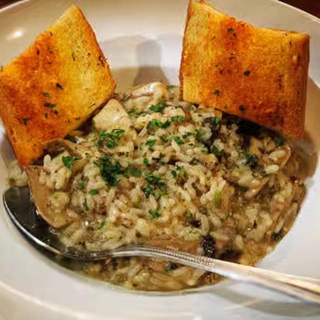 Risotto Portobello.